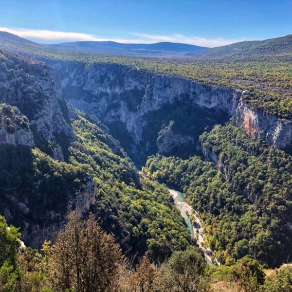 Vue des gorges du Verdon