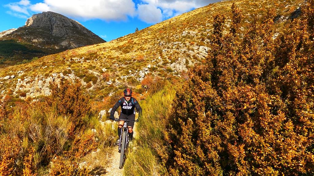 VTT dans le Mont Chiran