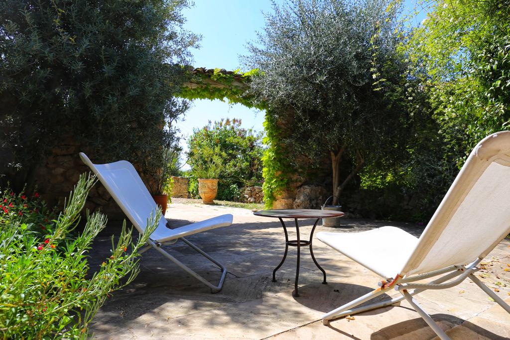 Chambre d'hôte Santa Vitoria : terrasse